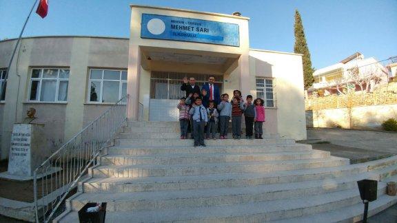 İlçe Milli Eğitim Müdürü Sayın  Mehmet KALAYCI  Mehmet Sarı  İlkokulunu Ziyaret Etti