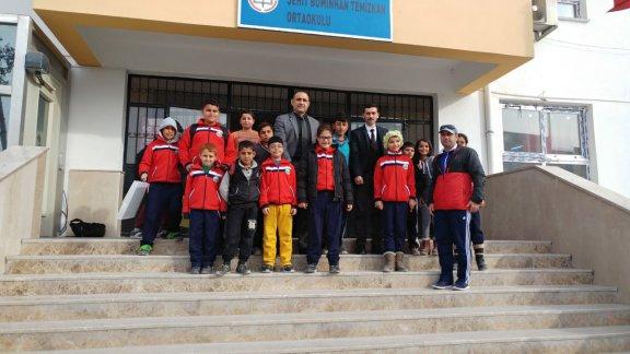 İlçe Milli Eğitim Müdürümüz Sayın Mehmet KALAYCI, Şehit Buminhan Temizkan Ortaokulunu Ziyaret Etti.
