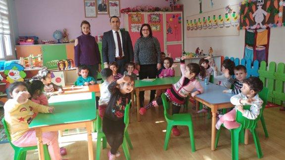 İlçe Milli Eğitim Müdürümüz Sayın Mehmet KALAYCI , Kerim Çeliktaş Anaokulunu Ziyaret Etti.