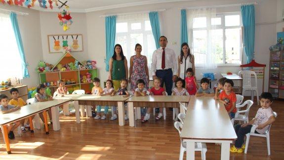 İlçe Milli Eğitim Müdürü Mehmet Kalaycı Şehit Jandarma Ahmet Güngör Anaokulunu ziyaret etti. 