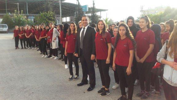 İlçe Milli Eğitim Müdürü Mehmet Kalaycı İclal Ekenler Mesleki ve Teknik Anadolu Lisesini ziyaret etti.