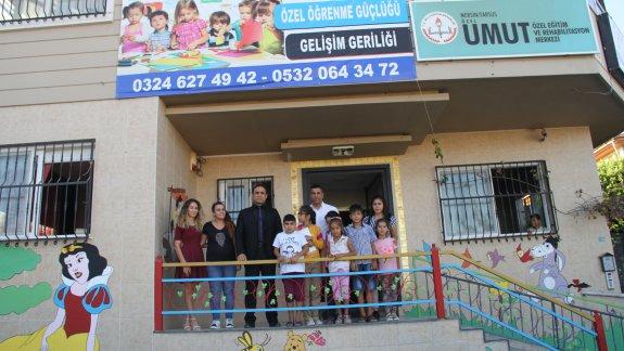 İlçe Milli Eğitim Müdürü Mehmet Kalaycı Umut Özel Eğitim ve Rehabilitasyon Merkezini Ziyaret Etti