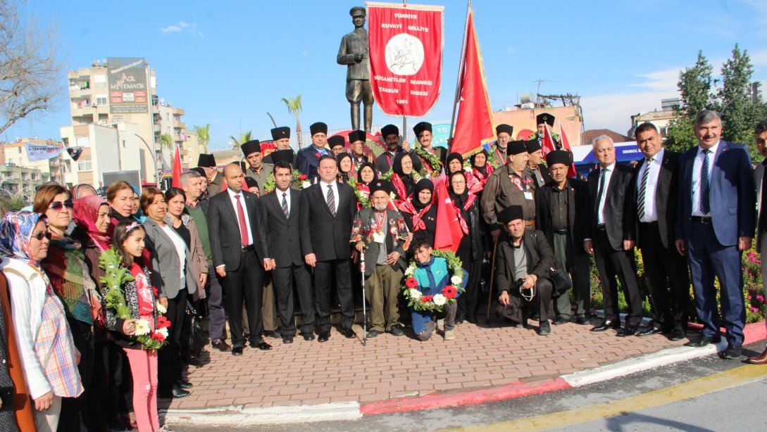 Atatürkün Tarsusa Gelişinin 96. Yılı Törenle Kutlandı.