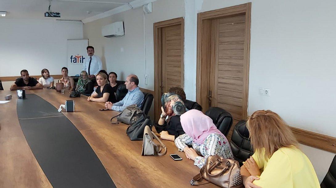 Tarsus İlçe Milli Eğitim Müdürü Mehmet METİN ve  Proje Birimi  Tarafından Orman Okulu Dönem Sonu Değerlendirme Toplantısı Yapıldı.
