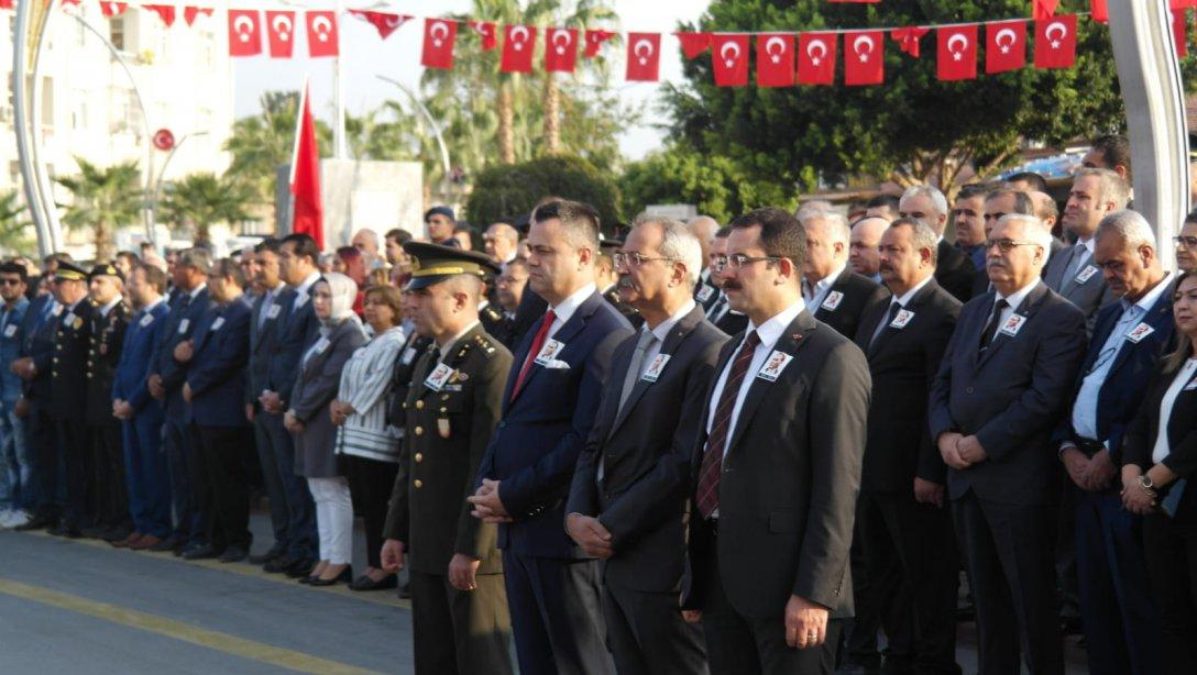 Ulu Önder Gazi Mustafa Kemal ATATÜRK, Vefatının  81. Yıl Dönümünde İlçemizde Yapılan Törenlerle Anıldı