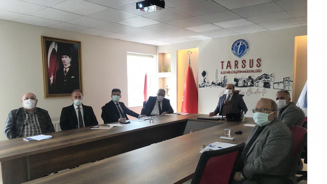 İlçe Milli Eğitim Müdürümüz Mehmet Metin Başkanlığında Mesleki Eğitim Toplantısı Yapıldı