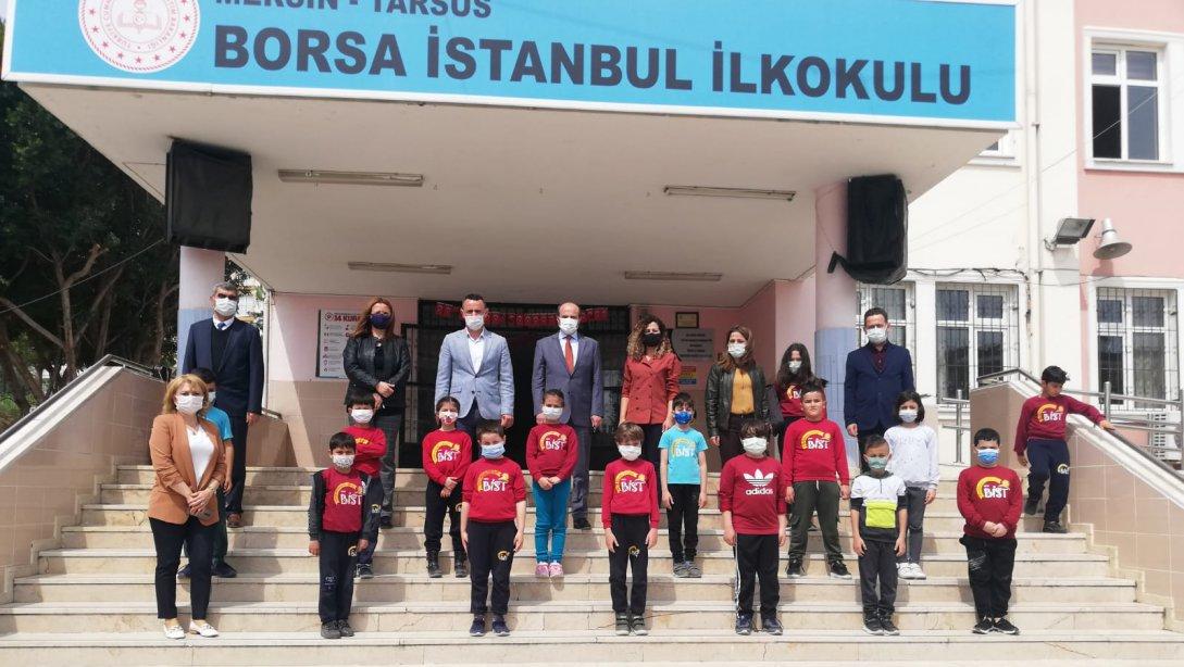 PIRLS 2021 Araştırmasına Katılacak Olan Tarsus Borsa İstanbul  İlkokulu'na  Ziyaret Düzenlendi.