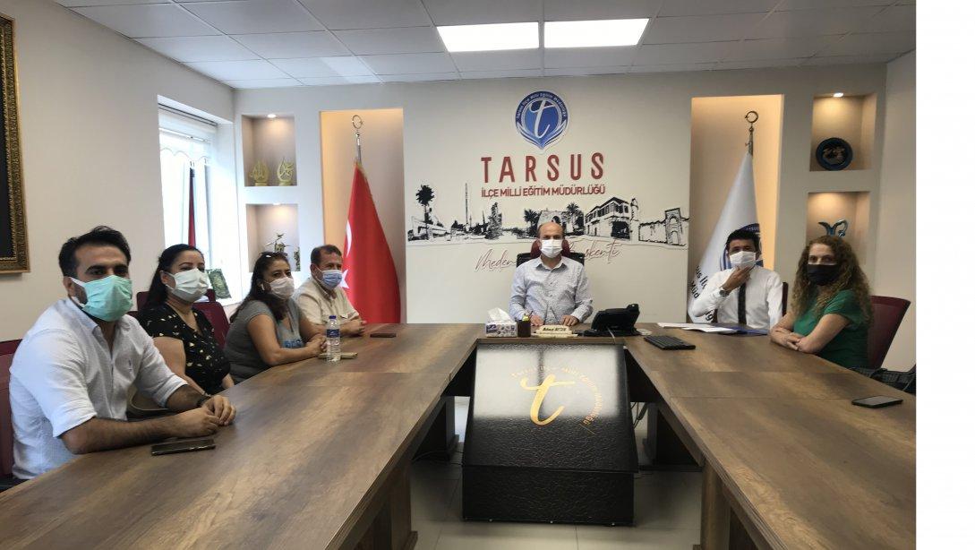 Tarsus Otizm Derneği, İlçe Milli Eğitim Müdürümüz Mehmet METİN'i Ziyaret Etti