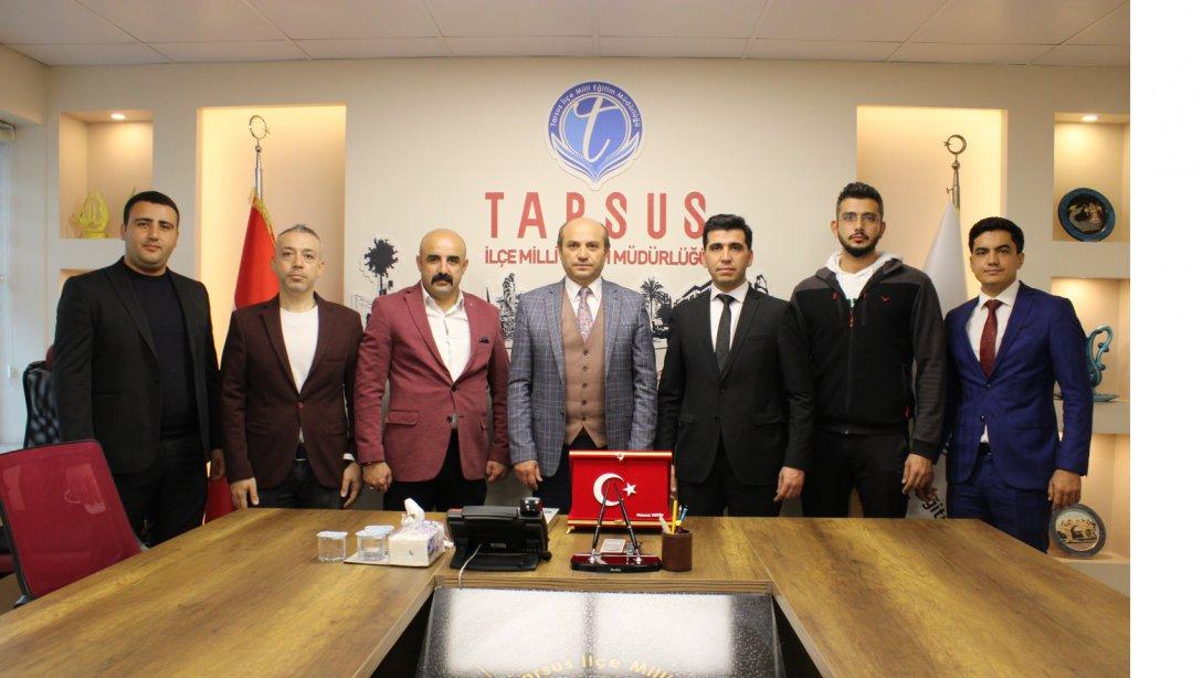 Tarsus Ülkü Ocakları, İlçe Milli Eğitim Müdürümüz Mehmet METİN'i Ziyaret Etti