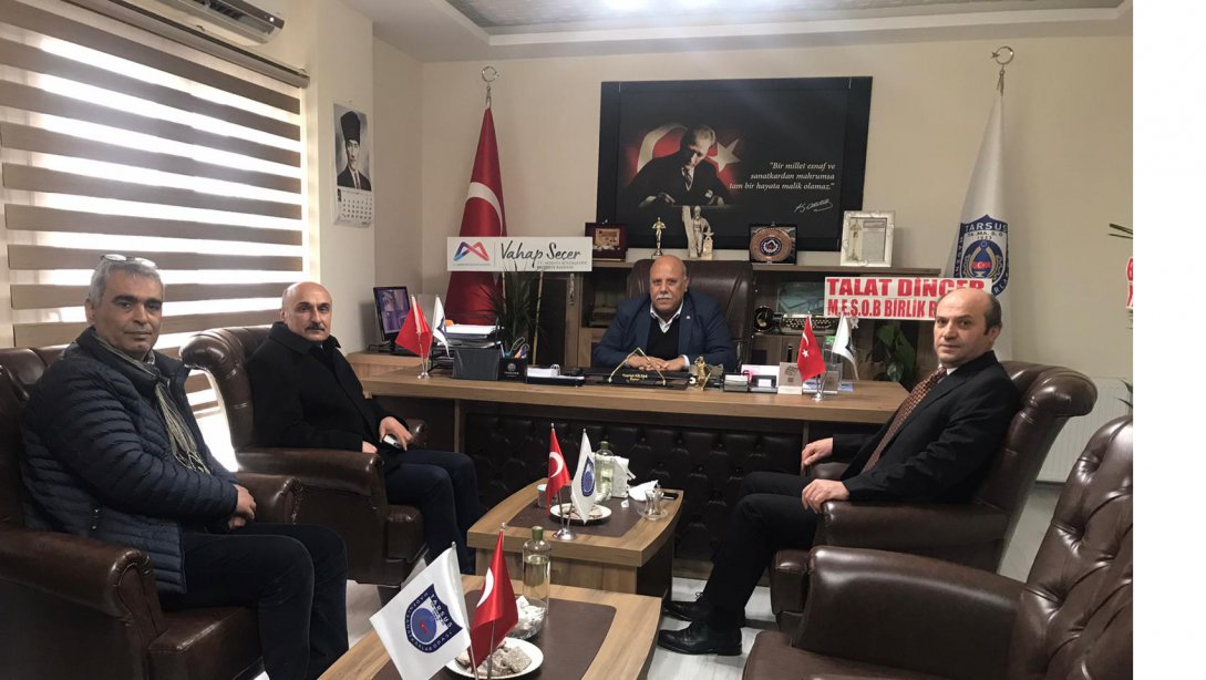 Tarsus Madeni Sanatkarlar Odası Başkanı Kaplan Kiltaş'ı Ziyaret Ettik