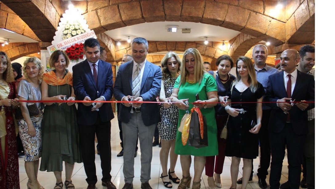 Tarsus Halk Eğitimi Merkezi Resim Sergisi Açıldı
