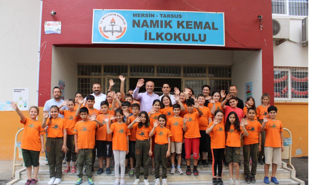 İlçe Milli Eğitim Müdürümüz Mehmet Metin, Namık Kemal İlkokulu'nu Ziyaret Etti