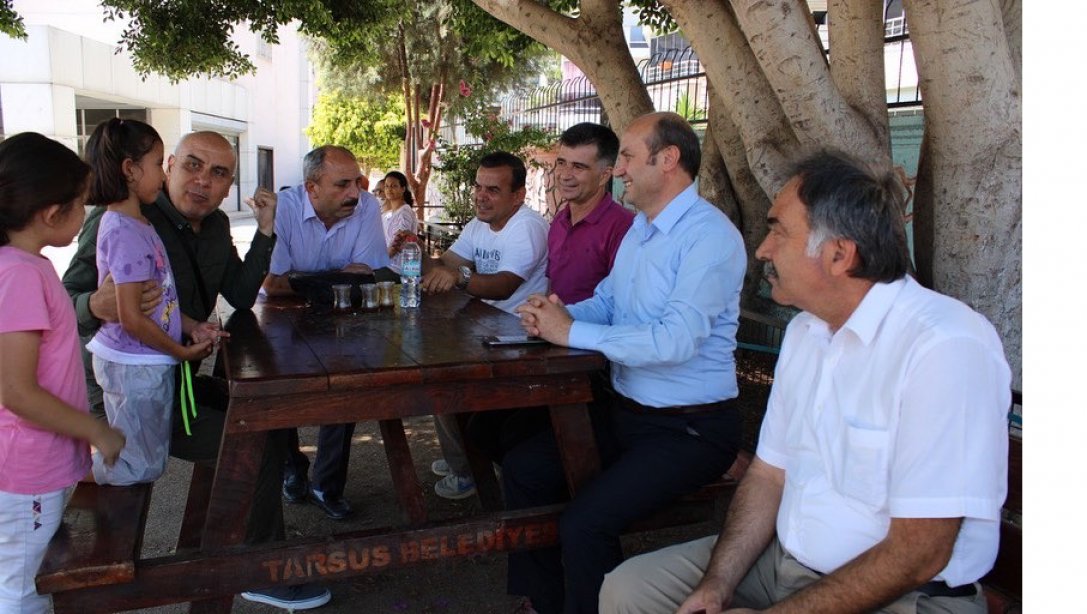İlçe Milli Eğitim Müdürümüz Mehmet Metin, Öğretmenlerle Çay Molasında Buluştu