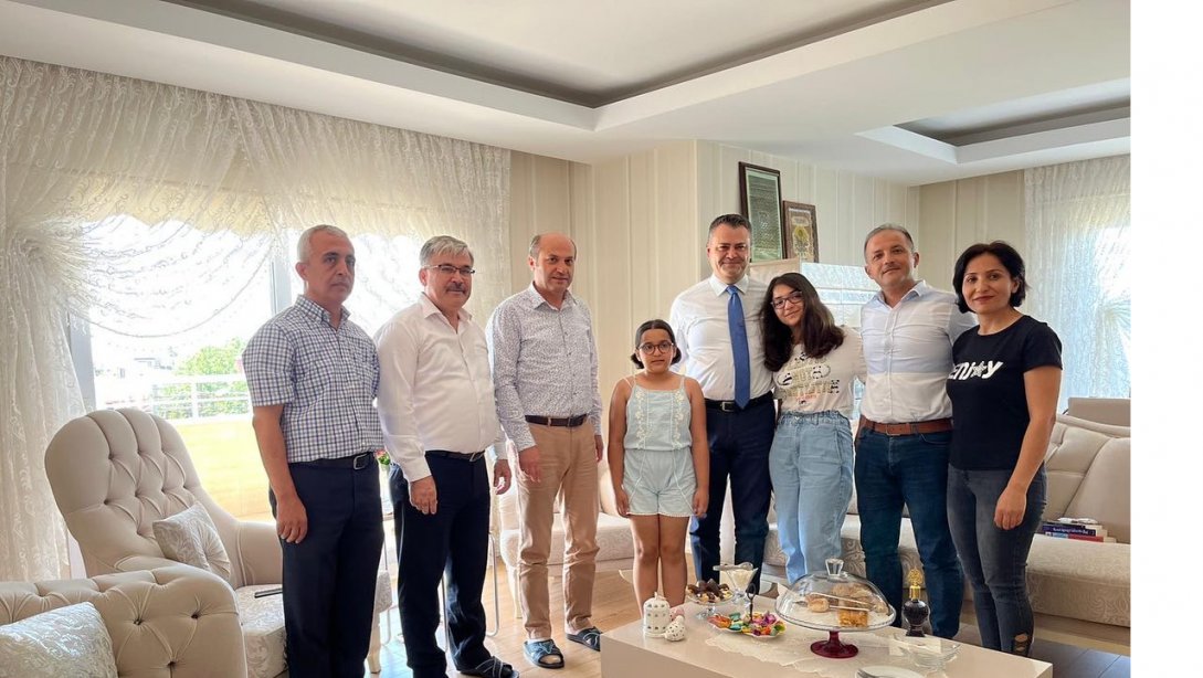 LGS Türkiye Birincilerinden Beril Alkım Üren ve Ailesi Ziyaret Edildi