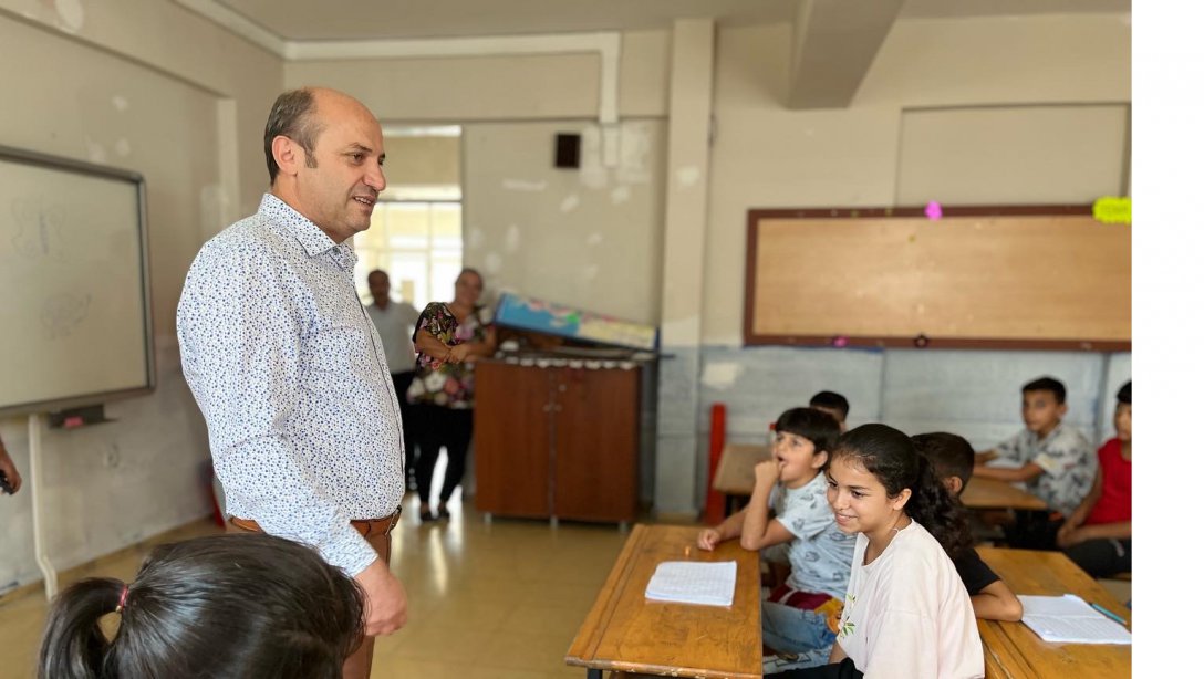 İlçe Milli Eğitim Müdürümüz Mehmet Metin, Kerime Özkul İlkokulu'nu Ziyaret Etti