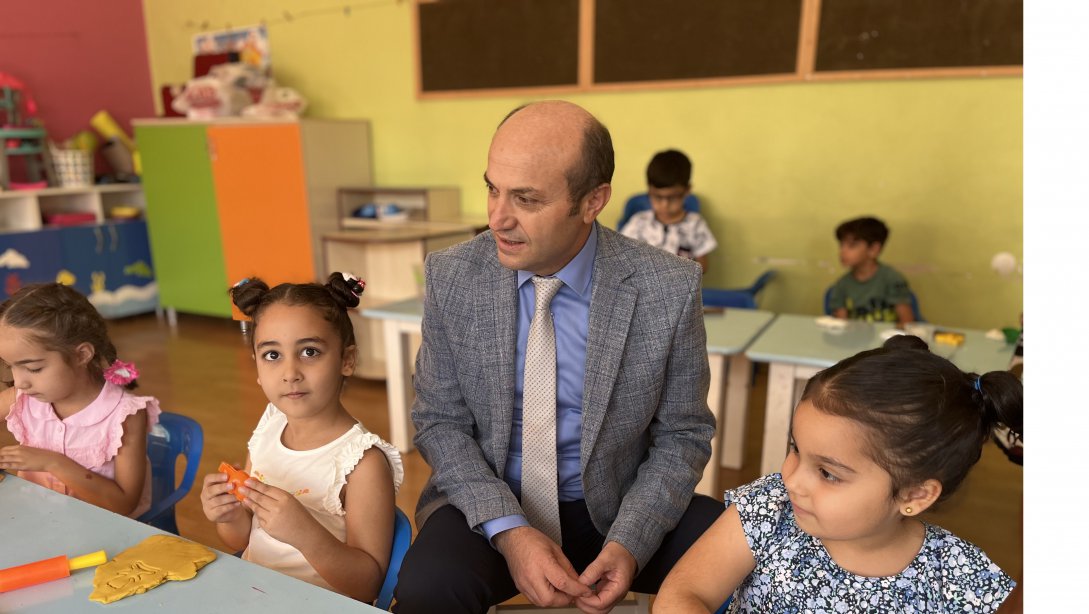 İlçe Milli Eğitim Müdürümüz Mehmet METİN, Kerim Çeliktaş Anaokulu'nu Ziyaret Etti