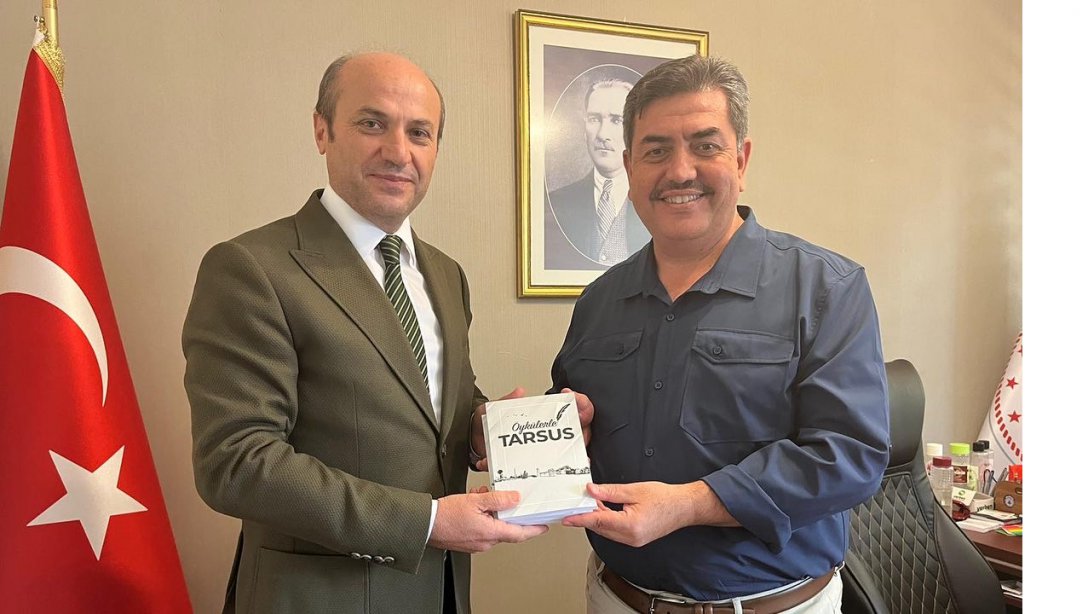 İlçe Milli Eğitim Müdürümüz Mehmet METİN, Tarsus İlçe Tarım Müdürü Hayri Erdoğan'ı Ziyaret Etti 