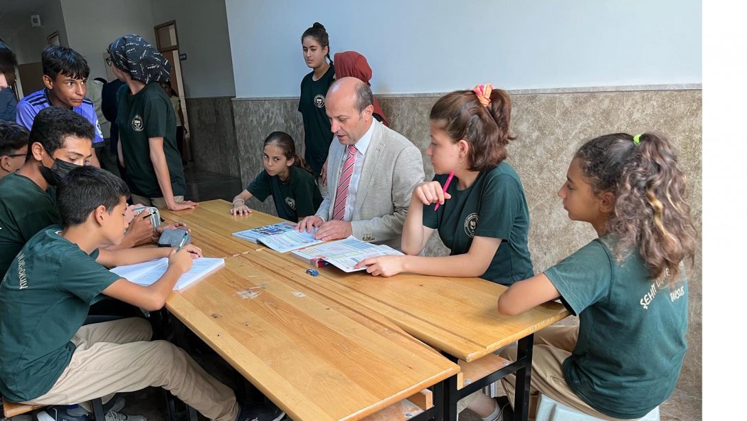 İlçe Milli Eğitim Müdürümüz Mehmet METİN, Şehit Uğur İnal Ortaokulu'nu Ziyaret Etti