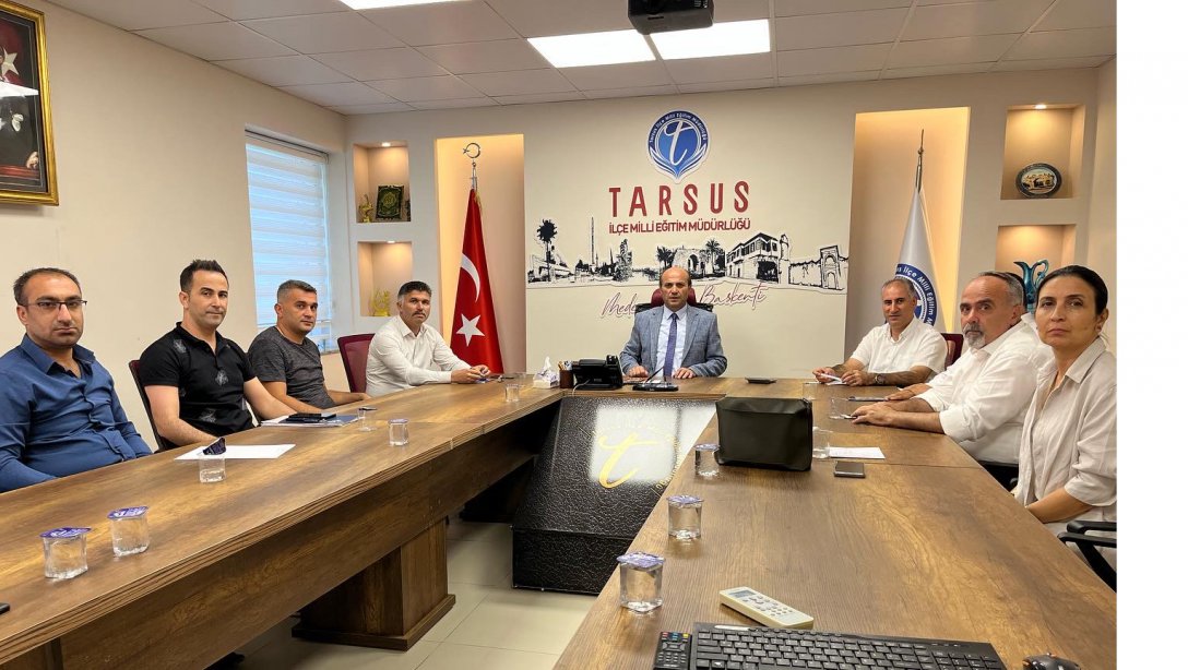 İlçe Milli Eğitim Müdürümüz Mehmet METİN, Sendika Temsilcileri İle Toplantı Yaptı