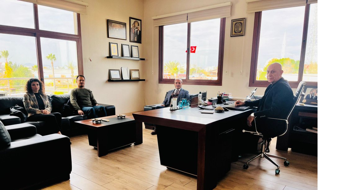İlçe Milli Eğitim Müdürümüz Mehmet METİN, Tarsus Ticaret Borsası Eski Başkanı Murat Kaya'yı Ziyaret Etti