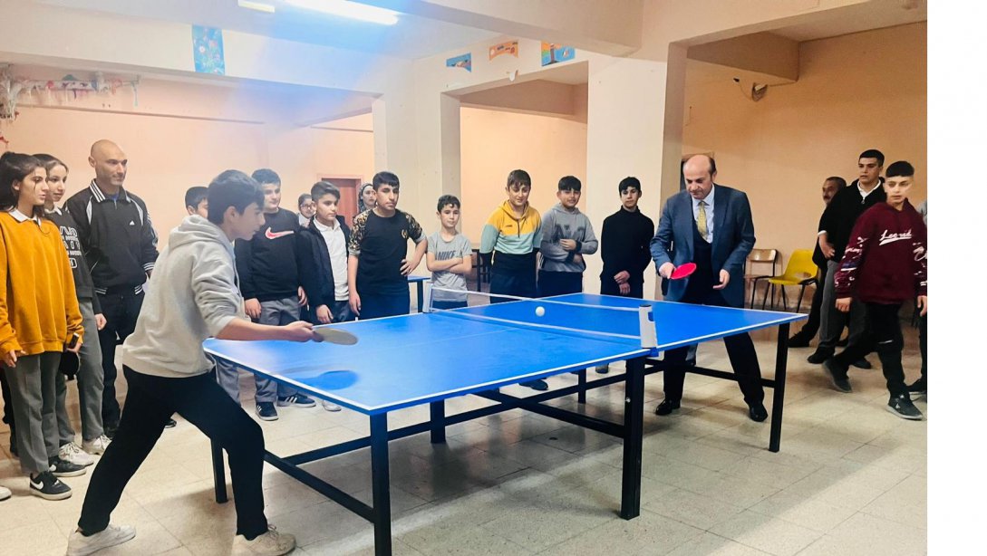 İlçe Milli Eğitim Müdürümüz Mehmet Metin, Lütfiye Benli İlk/Ortaokulu'nu Ziyaret Etti