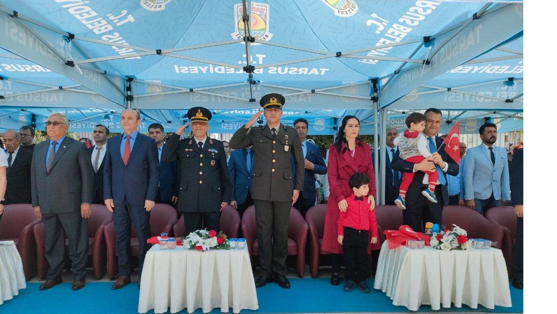 Tarsus'ta 23 Nisan Ulusal Egemenlik ve Çocuk Bayramı, Coşkuyla Kutlandı