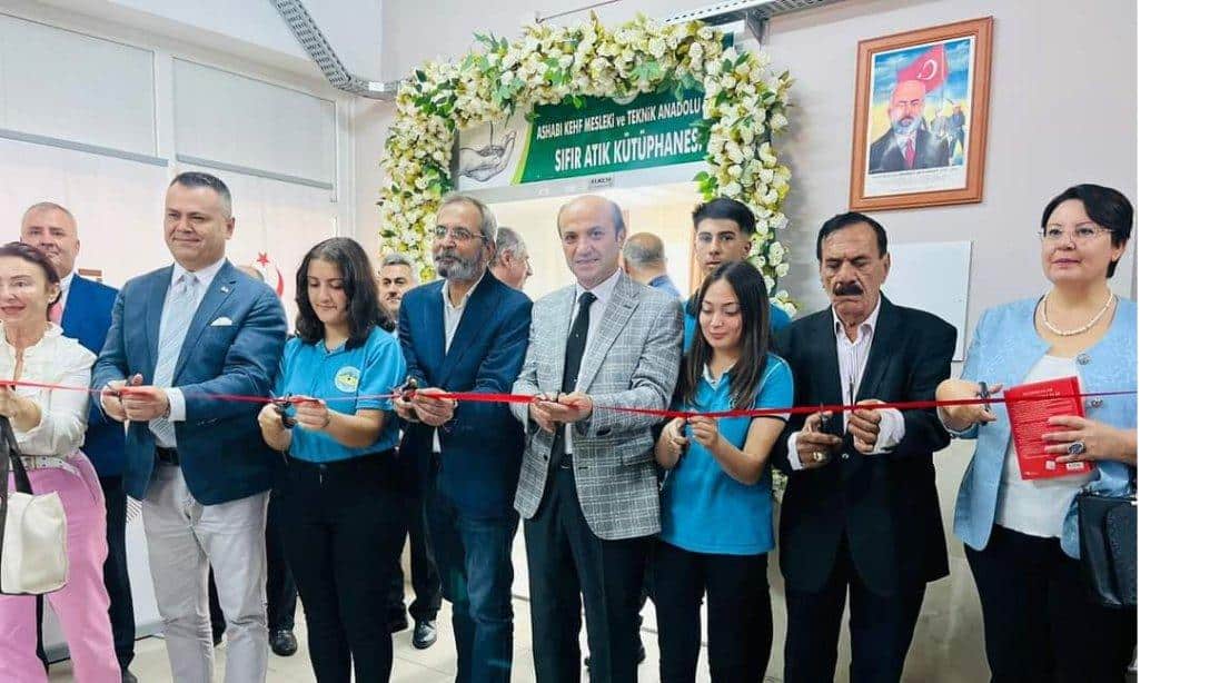Ashab-ı Kehf Mesleki ve Teknik Anadolu Lisesi Kütüphane Açılışı Yapıldı