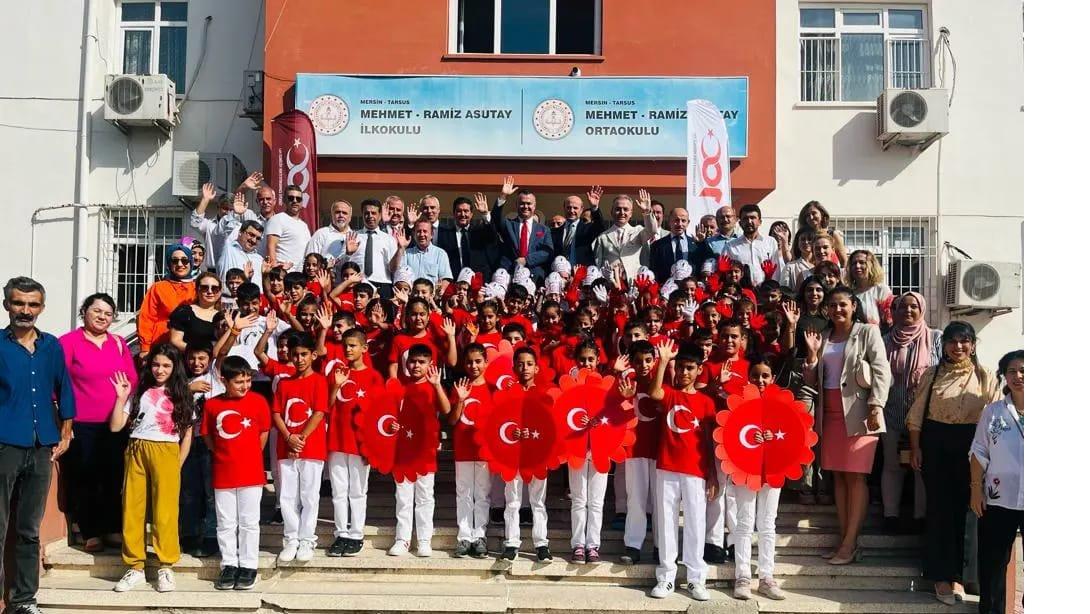 Cumhuriyetin 100. Yılı Mehmet Ramiz Asutay İlk/Ortaokulu Kütüphanesi Açıldı