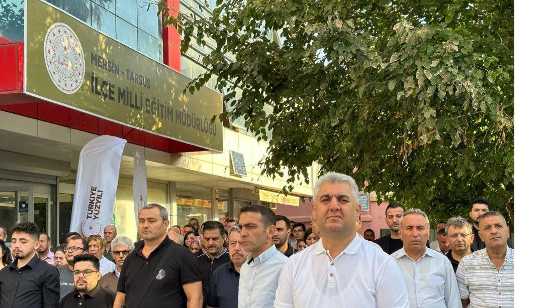 Tarsus İlçe Milli Eğitim Müdürlüğü'nde Ulu Önder Gazi Mustafa Kemal Atatürk'ü anma Töreni Düzenlendi