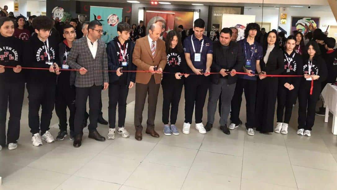 Şehit Halil Özdemir Fen Lisesi TÜBİTAK 4006 Bilim Fuarı Açılışı Yapıldı