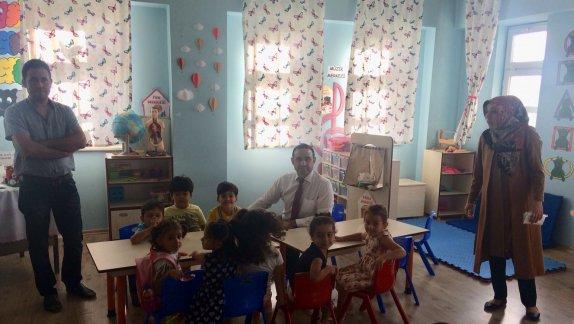 İlçe Milli Eğitim Müdürü Mehmet Kalaycı Dr. Mehmet Şanlı Anaokulunu ziyaret etti.