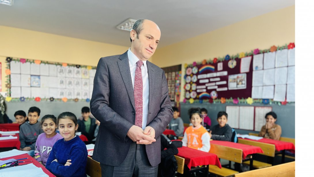 İlçe Milli Eğitim Müdürümüz Mehmet Metin, Tarsus İlkokulu'nu Ziyaret Etti