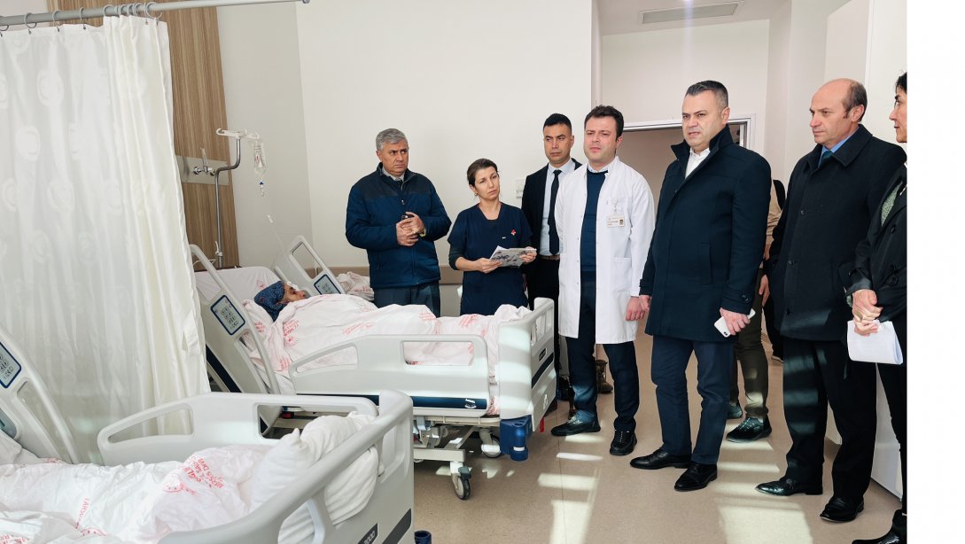 İlçe Kaymakamımız Kadir Sertel OTCU, Tarsus Devlet Hastanesi'ni Ziyaret Etti