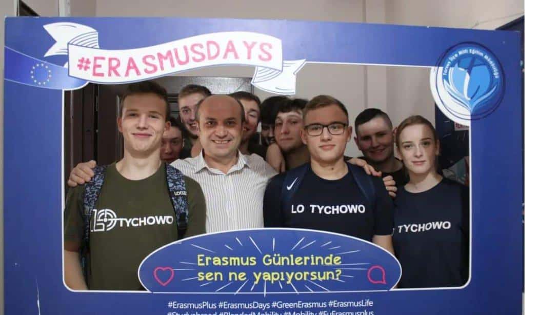 Erasmus Günlerinde İlçe Millî Eğitim Müdürümüz Mehmet METİN, Polonyalı Misafirlerimizle Buluştu 