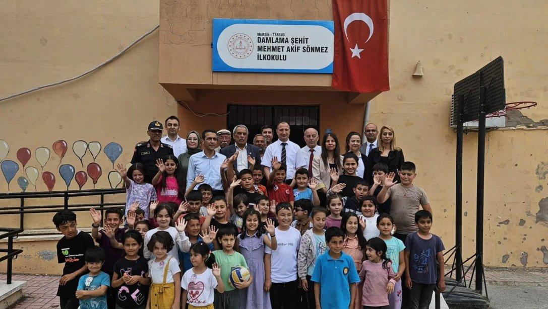 İlçe Kaymakamımız Mehmet Ali Akyüz, Damlama Şehit Mehmet Akif Sönmez İlkokulu'nu Ziyaret Etti 