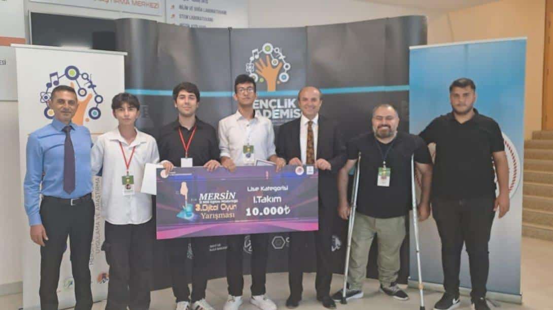 Zühtü Günaştı Anadolu Lisesi, Dijital Oyun Yarışması Mersin Birincisi Oldu 