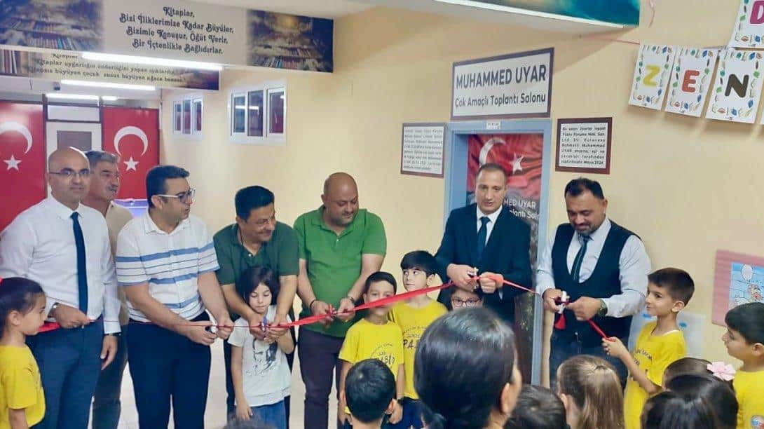 Pakize Bayraktar İlkokulu Çok Amaçlı Toplantı Salonu Açılışı Yapıldı 