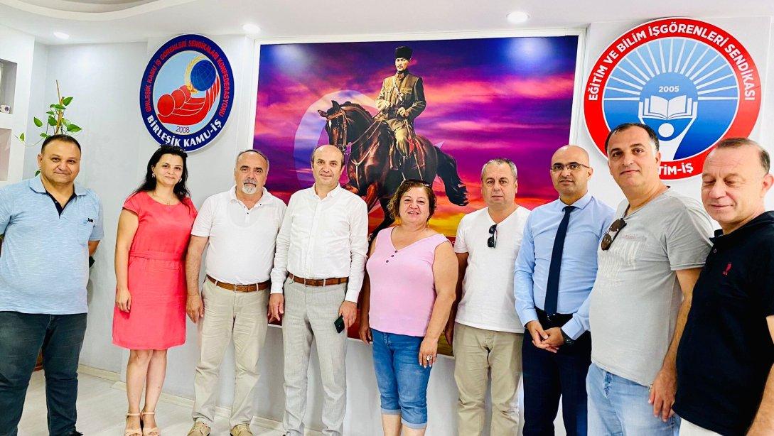 İlçe Millî Eğitim Müdürümüz Mehmet Metin,Eğitim İş Tarsus Şubesini Ziyaret Etti 