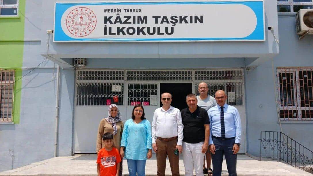 İlçe Millî Eğitim Müdürümüz Mehmet Metin, Kazım Taşkın İlkokulunu Ziyaret Etti 