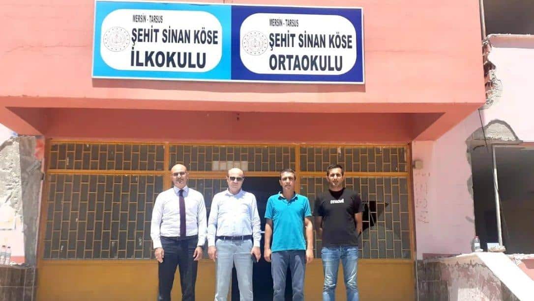 İlçe Millî Eğitim Müdürümüz Mehmet Metin Taşobası Şehit Sinan Köse İlk Ortaokulu'nu Ziyaret Etti 