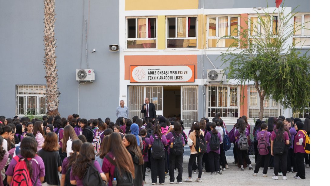 Adile Onbaşı Mesleki ve Teknik Anadolu Lisesi'nde Öğrencilerimizle Biraraya Geldik