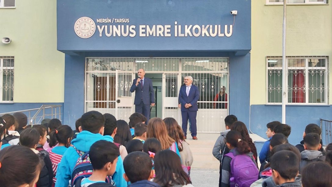 Güne Yunus Emre İlkokulu Öğrencilerimizle Başladık